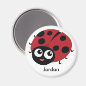  luibug voegt jouw naam toe magneet (Voorkant / Achterkant)