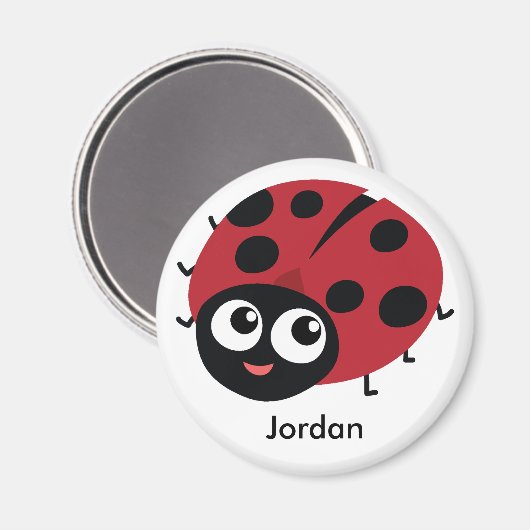  luibug voegt jouw naam toe magneet (Voorkant / Achterkant)