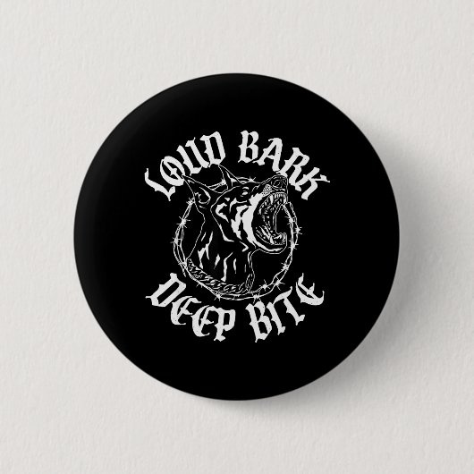 Luid BLAFFEN DIEPE BEET Ronde Button 5,7 Cm (Voorkant)