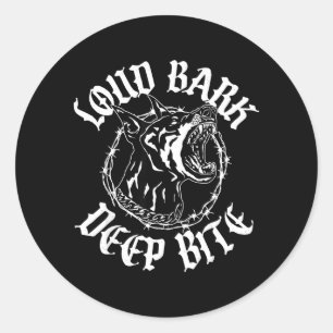 Luid BLAFFEN DIEPE BEET Ronde Sticker