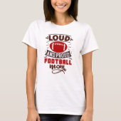 Luid en Football mam T-shirt (Voorkant)