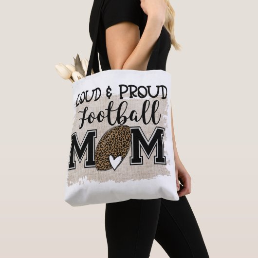 Luid en Football mam Tote Bag (Dichtbij)