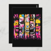 Luid en gedurfd - Graffiti Street Art Design Briefkaart (Voorkant / Achterkant)