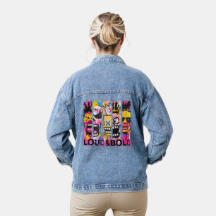Luid en gedurfd - Graffiti Street Art Design Denim Jacket