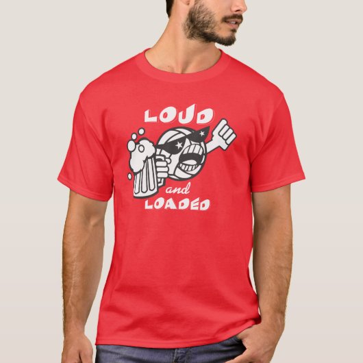 luid en geladen t-shirt (Voorkant)