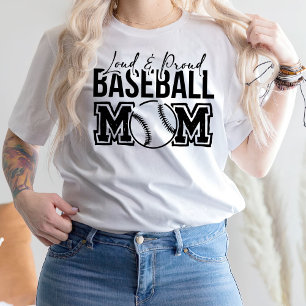 Luid- en honkbal-Shirt, honkbal T-shirt