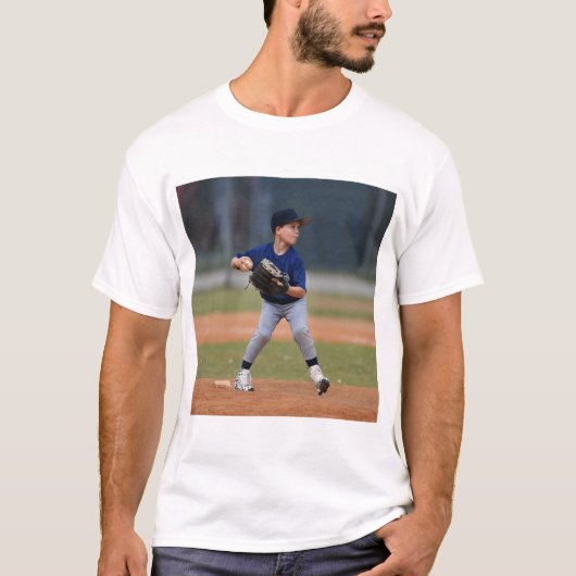 Luid en Proud Baseball Mam, Player's Photo T-shirt (Voorkant)