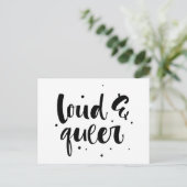 Luid en queer briefkaart (Staand voorkant)