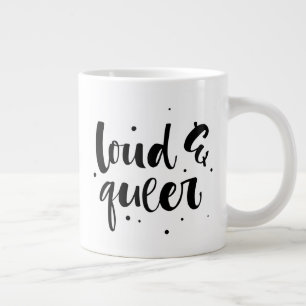 Luid en queer grote koffiekop