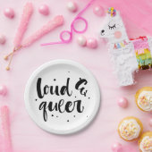Luid en queer papieren bordje (Feest)