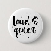 Luid en queer ronde button 5,7 cm (Voorkant)