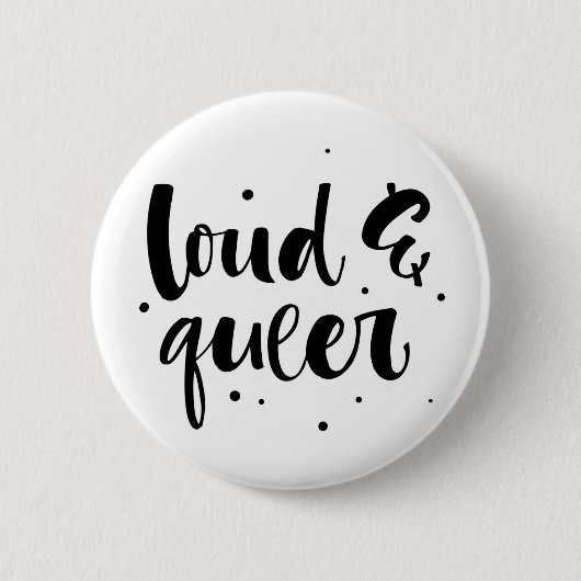 Luid en queer ronde button 5,7 cm (Voorkant)