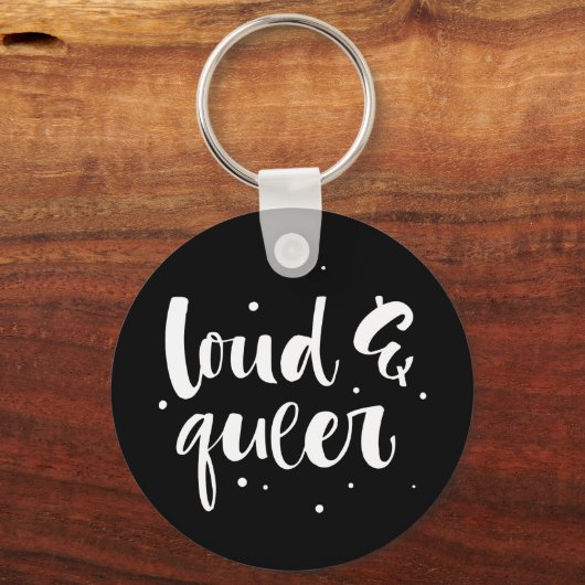 Luid en queer sleutelhanger (Voorkant)