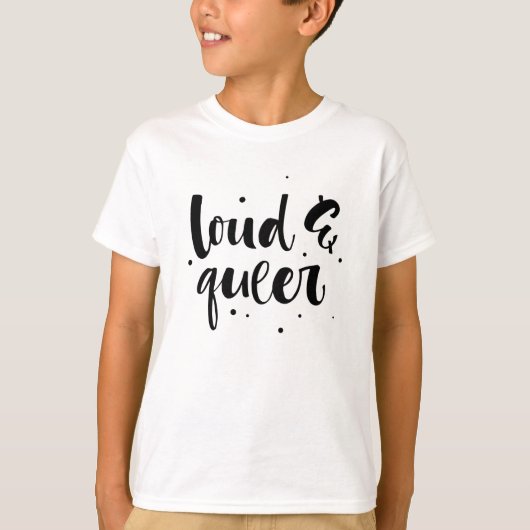 Luid en queer t-shirt (Voorkant)