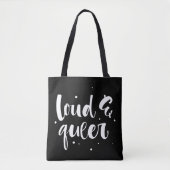 Luid en queer tote bag (Voorkant)