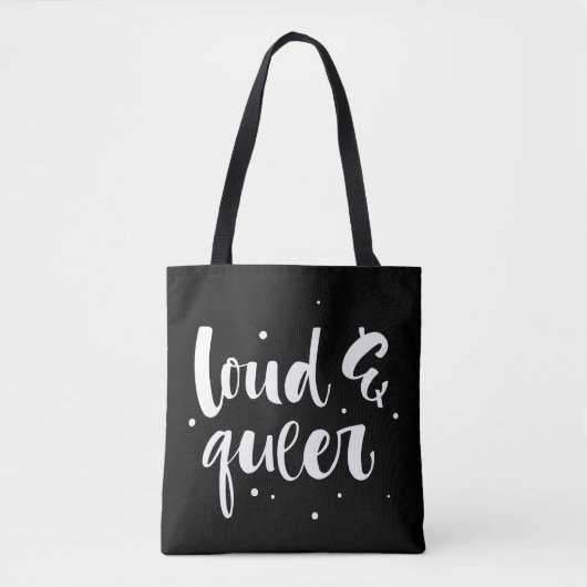 Luid en queer tote bag (Voorkant)