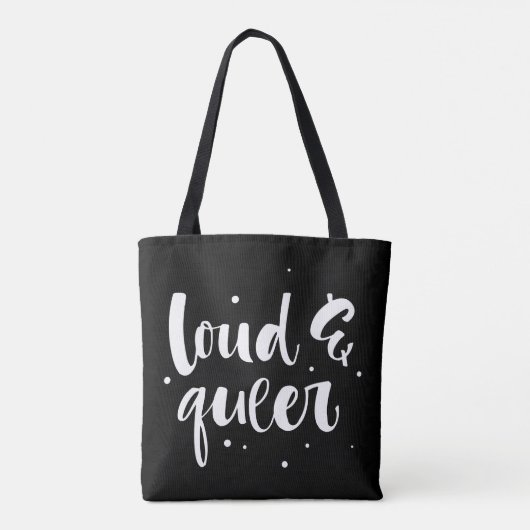 Luid en queer tote bag (Achterkant)