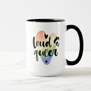 Luid en queer   Waterverf Hart Mok