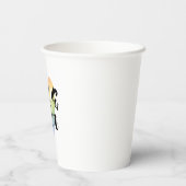 Luid en queer | Waterverf Hart Papieren Bekers (Achterkant)