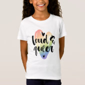 Luid en queer | Waterverf Hart T-shirt (Voorkant)