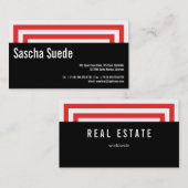 Luid en rood visitekaartje (Voorkant / Achterkant)