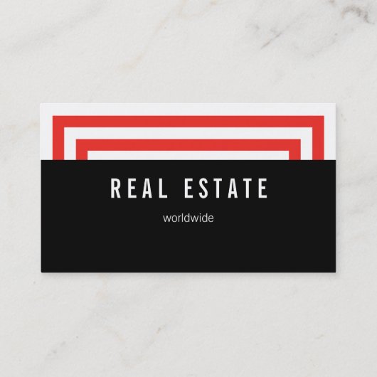 Luid en rood visitekaartje (Achterkant)