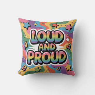 Luid en Trots – Kleurrijke Psychedelische LGBTQ+ B Kussen