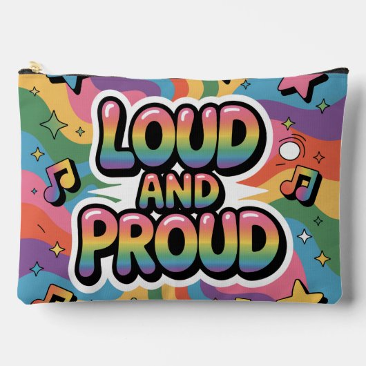 LUID EN TROTS | LGBTQ+ Pride-bondgenoot Etui (Voorkant)