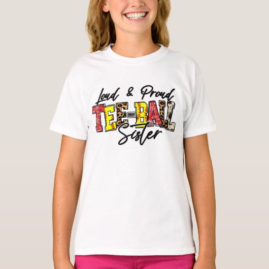 Luid en Trots T-shirt-bal zus T-shirt (Voorkant)