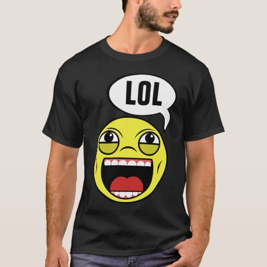 Luid Face lachen T-shirt (Voorkant)