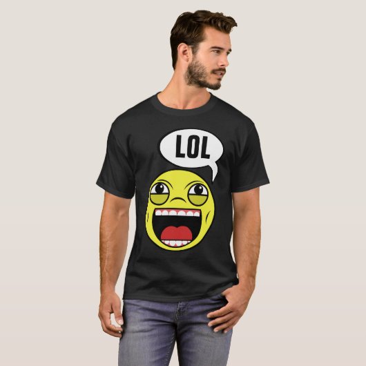 Luid Face lachen T-shirt (Voorkant volledig)
