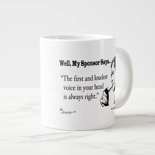 luid grote koffiekop (Voorkant rechts)