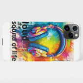 Luid het geluid van het leven iPhone 11hoesje iPhone Hoesje (Achterkant horizontaal)