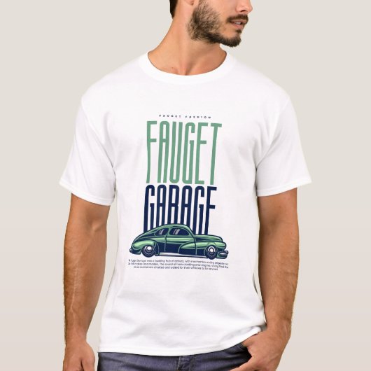 Luid kloppend hart van de automotor t-shirt (Voorkant)