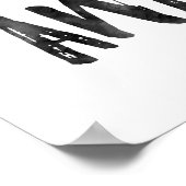 Luid leuk en geweldige kinder print poster (Hoek)