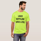 LUID MUFFLERS REDT LEVENS T-SHIRT (Voorkant volledig)
