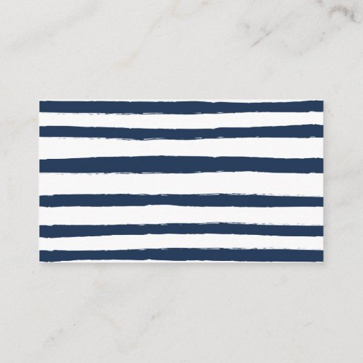 Luid onder het Zee Baby shower Informatiekaartje (Achterkant)