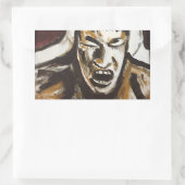 Luid Rechthoekige Sticker (Tas)