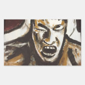 Luid Rechthoekige Sticker (Voorkant)