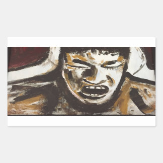 Luid Rechthoekige Sticker