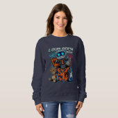 Luid Rock Muziek Robot Trui (Voorkant volledig)