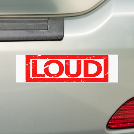 Luid Stamp Bumpersticker (Op auto)