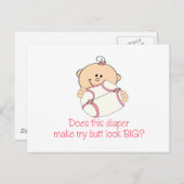 Luidder maak mijn Butt er BIG uitzien? Briefkaart (Voorkant / Achterkant)