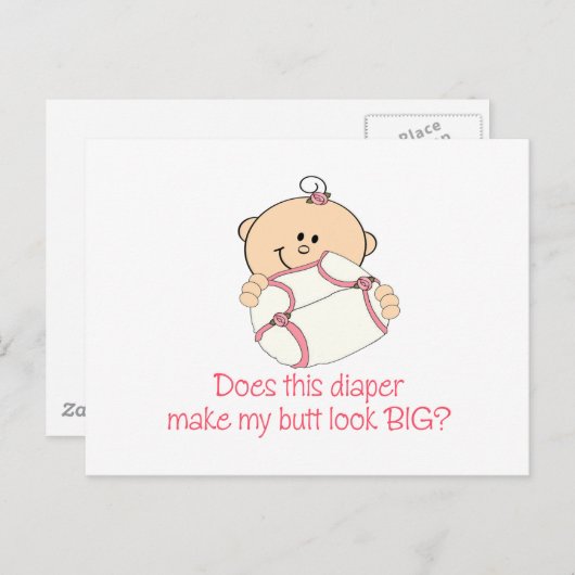Luidder maak mijn Butt er BIG uitzien? Briefkaart (Voorkant / Achterkant)
