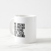Luide buizen Jesus Saves Koffiemok (Voorkant links)