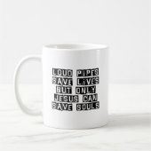 Luide buizen Jesus Saves Koffiemok (Links)