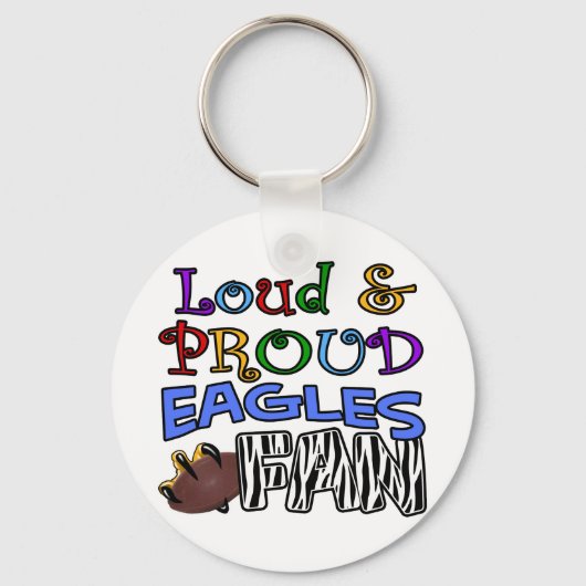 Luide Eagles Fan Sleutelhanger (Voorkant)