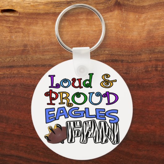 Luide Eagles Fan Sleutelhanger (Voorkant)