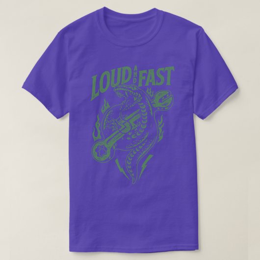 LUIDE EN SNEL T-SHIRT (Design voorkant)