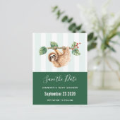 luide hangende ondersteboven Waterverf de datum op Uitnodiging Briefkaart (Staand voorkant)